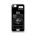 Greatest Sabres Plays iPhone Case: Drury ties it (2007)