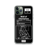 Greatest Bayern Munich Plays iPhone Case: Wall of Champions (2020)