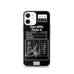 Greatest Panthers Plays iPhone Case: Sam Mills Picks It (1997)