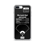 Funniest Celebrity First Pitches iPhone Case: We took that personal (1998)