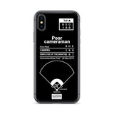 Funniest Celebrity First Pitches iPhone Case: Poor cameraman (2019)