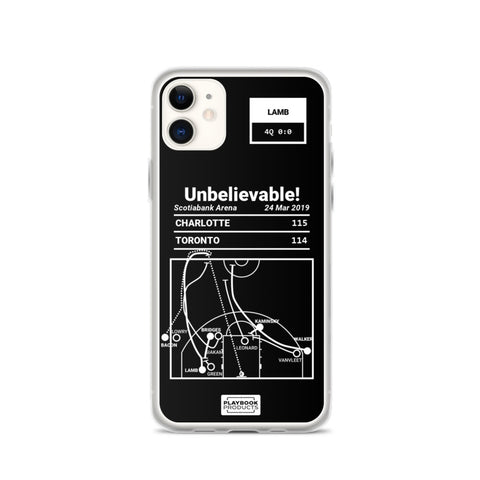 Greatest Hornets Plays iPhone Case: Unbelievable! (2019)