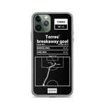 Greatest Chelsea Plays iPhone Case: Torres' breakaway goal (2012)