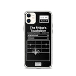 Greatest Bears Plays iPhone Case: The Fridge's Touchdown (1986)