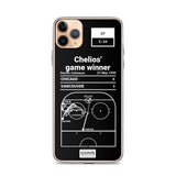 Greatest Blackhawks Plays iPhone Case: Chelios' game winner (1995)