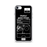 Greatest Blackhawks Plays iPhone Case: Chelios' game winner (1995)