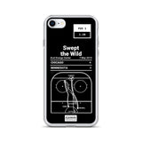 Greatest Blackhawks Plays iPhone Case: Swept the Wild (2015)