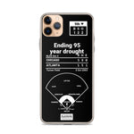 Greatest Cubs Plays iPhone Case: Ending 95 year drought (2003)