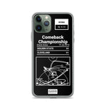Greatest Cavaliers Plays iPhone Case: Comeback Championship (2016)