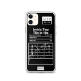 Greatest Cowboys Plays iPhone Case: Irvin's Two TDs in 18s (1993)