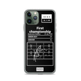 Greatest Broncos Plays iPhone Case: First championship (1998)