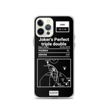 Greatest Nuggets Plays iPhone Case: Joker's Perfect triple double (2018)