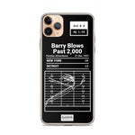 Greatest Lions Plays iPhone Case: Barry Blows Past 2,000 (1997)