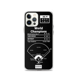 Greatest Tigers Plays iPhone Case: World Champions (1984)