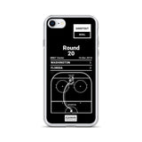 Greatest Panthers Plays iPhone Case: Round 20 (2014)