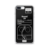 Greatest Panthers Plays iPhone Case: Round 20 (2014)
