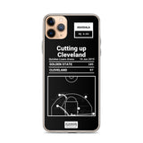 Greatest Warriors Plays iPhone Case: Cutting up Cleveland (2015)