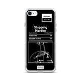 Greatest Warriors Plays iPhone Case: Stopping Harden (2015)