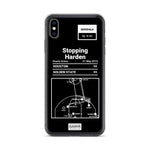 Greatest Warriors Plays iPhone Case: Stopping Harden (2015)