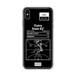 Greatest Warriors Plays iPhone Case: Curry from 62' (2015)