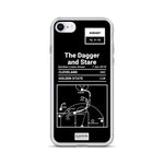Greatest Warriors Plays iPhone Case: The Dagger and Stare (2018)
