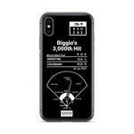 Greatest Astros Plays iPhone  Case: Biggio's 3,000th Hit (2007)
