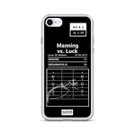 Greatest Colts Plays iPhone Case: Manning vs. Luck (2013)
