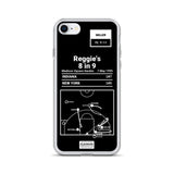 Greatest Pacers Plays iPhone Case: Reggie's 8 in 9 (1995)