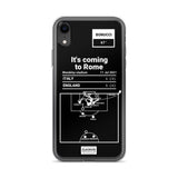 Greatest Italy National Team Plays iPhone Case: It's coming to Rome (2021)