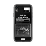 Greatest Chiefs Plays iPhone Case: 2-3 Jet Chip Wasp (2020)