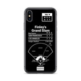 Greatest Dodgers Plays iPhone Case: Finley's Grand Slam (2004)