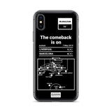 Greatest Liverpool Plays iPhone Case: The comeback is on (2019)