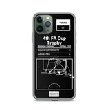 Greatest Manchester City Plays iPhone Case: 4th FA Cup Trophy (1969)
