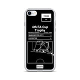 Greatest Manchester City Plays iPhone Case: 4th FA Cup Trophy (1969)