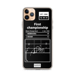 Greatest Miami Plays iPhone  Case: First championship (1984)