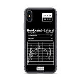 Greatest Dolphins Plays iPhone Case: Hook-and-Lateral The Epic in Miami (1982)