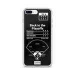 Greatest Brewers Plays iPhone Case: Back to the Playoffs (2008)