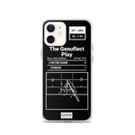 Greatest Notre Dame Football Plays iPhone Case: The Genuflect Play (1971)