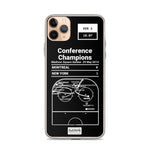 Greatest Rangers Plays iPhone Case: Conference Champions (2014)