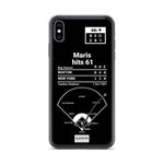 Greatest Yankees Plays iPhone Case: Maris hits 61 (1961)