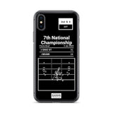 Greatest Ohio State Football Plays iPhone Case: 7th National Championship (2003)