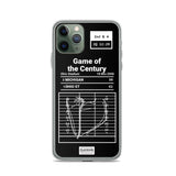 Greatest Ohio State Football Plays iPhone Case: Game of the Century (2006)
