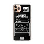 Greatest Ohio State Football Plays iPhone Case: Inaugural Playoffs Win (2015)