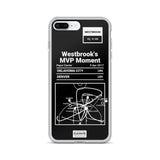 Greatest Thunder Plays iPhone Case: Westbrook's MVP Moment (2017)