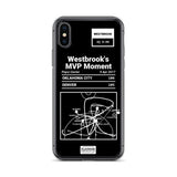 Greatest Thunder Plays iPhone Case: Westbrook's MVP Moment (2017)