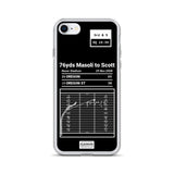 Greatest Oregon Football Plays iPhone Case: 76yds Masoli to Scott (2008)