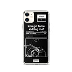 Greatest Magic Plays iPhone Case: You got to be kidding me! (2007)