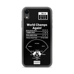 Greatest Phillies Plays iPhone Case: World Champs Again! (2008)