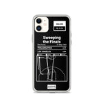 Greatest 76ers Plays iPhone Case: Sweeping the Finals (1983)