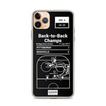 Greatest Penguins Plays iPhone Case: Back-to-Back Champs (2017)
